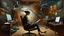 Placeholder: A digital painting in a surrealist style depicting a therapist using music as a tool for analysis during a therapy session, where abstract musical notes float around the room and merge with the client's emotions and thoughts. The therapist's expression is focused and thoughtful, as they carefully interpret the music's impact on the client's mental state and well-being