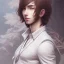 Placeholder: Detailed young anime male, medium long black hair, detailed bangs, intriguing details, serious expression, full body, keep head in frame, 8k, concept art, highly detailed, digital painting, concept art, sharp focus, illustration, WLOP and alphonse mucha and artgerm and yanjun Chen and Junji ito, HDR, octane rendering