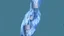 Placeholder: a tree trunk pillar ascends from bottom border to the top border. high poly, realistic style