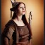 Placeholder: Viking woman portrait beautiful feminine