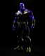 Placeholder: Thanos, cinematic, dark scene,realitic,full body