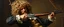 Placeholder: master oil painting by Rembrandt, shotgun mozart with wig, looking hot and crazy in a swing