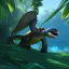 Placeholder: Cute turtle, league of legends, in the jungle, full detail, intricate detail, cinematic, 8 k, cel shaded, unreal engine, featured on artstation, pixiv, cartoon style