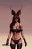 Placeholder: Raquel Welch in black leather, evil, leather, busty, cleavage, angry, stern look. character design by cory loftis, fenghua zhong, ryohei hase, ismail inceoglu and ruan jia. unreal engine 5, artistic lighting, highly detailed, photorealistic, fantasy