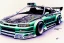 Placeholder: a true-to-life 1998 nissan silvia k's rocket bunny, centered, intricate, extreme detailed, photorealism, center view, city background, pivot on nissan, pen and color marker, painting by cheryl kelley