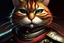 Placeholder: Samurai Cat perfect faced (((I'm the style of Mark E. Rogers))), hyperrealism, digital painting of an animation character, character illustration, glen keane, lisa keane, realistic, disney style character, detailed, digital art, 4k, ultra hd, beautiful d&d character portrait, colorful fantasy, detailed, realistic face, digital portrait, intricate armor, fiverr dnd character, wlop, stanley artgerm lau, ilya kuvshinov, artstation, hd, octane render, hyperrealism