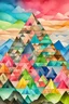 Placeholder: complex mountain 3D watercolour Paul Klee style