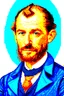 Placeholder: pop art pixels 1000 images van goch portrait