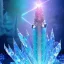 Placeholder: cristal angelic crystalline, blue,pink , cosmic, opalescent, gemstones, crystals, other worldly,water,bright, ice background, snow lake blue