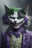 Placeholder: A picture of a cat in the form of a joker, a professional, high JPEG image