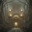 Placeholder: a long tunnel made up of tons of eyes, eerie, creepy, threatening, intricate, gregory grie, naoto hattori, mihai criste, sara arasteh, 8k resolution, high-quality, fine-detail, intricate, digital art, detailed matte, volumetric lighting, dynamic lighting,