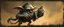 Placeholder: air brush 3d with pen outline, mongrel goblin gremlin holding big cute cat monster with blurred shadow outline, charcoal fog border