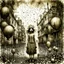 Placeholder: Abandoned by the world, by Gabriel Pacheco and Stephen Gammell, weirdcore, fantastical