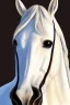 Placeholder: full Closeup portrait of a white lipizzaner horse, smooth soft skin, soft lighting, detailed face, concept art, digital painting, looking into camera, hyper realistic with fine details