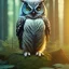 Placeholder: Hyper realistic Owl in forest, macro lens blur, photorealistic,studio lighting, sharp focus,masterpiece,night, unreal engine 5, octane render