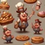 Placeholder: a cartoon character thirty years old confectioner , an ultrafine detailed painting by senior character artist, featured on polycount, sots art, artstation hd, 2d game art, behance hd