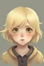 Placeholder: giant with one eye, blonde hair, tiny, soft skin, small clothes,