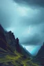 Placeholder: A stunning mountain landscape, mountain gorge, bright color palette, high detail, perfect by composition, gcinematic shot, intricate details, a cloudy stormy weather in the background