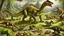 Placeholder: A hundred million years ago some dinosaurs met up to have a picnic and a play.
