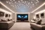 Placeholder: dedicated home cinema room with LED lighting in the walls make sure the room is completely symmetrical