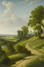 Placeholder: A landscape with a winding road,
