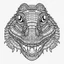 Placeholder: Crocodile, minimal lines, cartoon, mandala style, white back ground color, real style, realistic, minimalistic, minimal black line art, line art, crisp line art, unique coloring sheet, outlined, outline, crisp, crisp line edges, illustration, thin lines, crisp clear lines, line art, clean line art, unique, 8k, amazing, masterpiece, no colors, no dark color, no black color, avoid thick black, minimalistic line edges, pure white back ground, image character full fit to page,