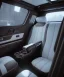 Placeholder: Ultra realistic back seat of limousine image, wide angle view, Alice woman and white rabbit man, many color balls, circus clothing, long hair, smoke, feather long coat, soft color, highly detailed, unreal engine 5, ray tracing, RTX, lumen lighting, ultra detail, volumetric lighting, 3d, finely drawn, high definition, high resolution.