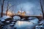 Placeholder: RIVER ROCK BRIDGE WINTER LANTERN FALL