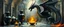 Placeholder: master oil painting by Escher and Giger, glaring vases and black humanoid reflective female dragon and hidden golden dragon inside marble hall library, cryptic eggs, sacred geometry, fire fog and steam border