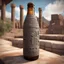 Placeholder: inca carved stone bottle coca cola logo, in inca temple, cinematic, photo realistic, hyper detailed