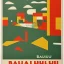 Placeholder: Bauhaus poster of rural Scandinavian country