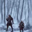 Placeholder: A Norse Shinobi in a snowy forest by JB Casacop