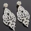 Placeholder: drop diamond and pearl earrings, art noveau, filigree, floral, breathtaking, highly ornate, delicate, intricate, photorealistic, high fashion, fine jewellery, luxury, designer