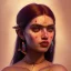 Placeholder: Detailed portrait of a young gypsy woman, contrasting colors, arrow makeup on her eyes, unreal engine, greg rutkowski, loish, rhads, beeple, makoto shinkai and lois van baarle, ilya kuvshinov, rossdraws, tom bagshaw, alphonse mucha, global illumination, detailed and intricate environment