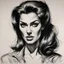 Placeholder: A woman portrait, style of Neal Adams