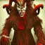 Placeholder: Wa-vy style, epic photo of a bloody krampus, ultra realistic, cinematic