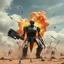Placeholder: AI APOCOLYPSE DESTRUCTION AND CHAOS ROBOT WAR