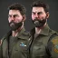 Placeholder: Tom Cruise Christmas military cyberpunk beard