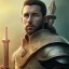 Placeholder: Portrait of KING ARTHUR with crown and mid-12th century armor.extremely detailed face,crystal clear Big eyes,perfectly centered image,intricate detail.Diseney style, korra character style.and Kilian Eng art color