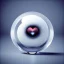 Placeholder: Glass heart,shallow depth of field 50, macro lens, unreal engine 5, ultra detailed