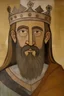 Placeholder: 13th century painted portrait of a 45 year old male land owner from the medieval period