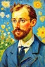 Placeholder: Stepping off your mental hamster wheel; Post-Impressionism in the style of Van Gogh