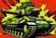 Placeholder: Pop art style tank destroyer