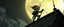 Placeholder: good moon ring close up on the coolest sassy fluffy elf kobold explorer climbing a radio tower with crazy swag in the style of fallout 4