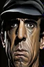 Placeholder: A portrait of Adriano Celentano, Caravaggio style