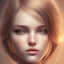 Placeholder: Young women , delicate, friendly, soft eyes, brown haar, future art,round warm look, misterous look sweet face