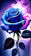 Placeholder: a close up of a rose with smoke coming out of it, an airbrush painting by Shirley Teed, trending on cg society, romanticism, rendering a blue rose, blue rose, magical flowers, abstract smokey roses, roses made of colorful smoke, blue and pink colors, translucent roses ornate, glowing delicate flower, magical colorful flowers, rosses, with beautiful colors