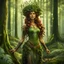 Placeholder: create a full body portrait of a forest dryad enchantress , with highly detailed, sharply lined facial features, in the deep forest of Brokilon , finely inked, in rustic colors, 4k in the style of Peter Mohrbacher source vibrations, bokeh like f/0.8, tilt-shift lens 8k, high detail, smooth render, down-light, unreal engine, prize winning