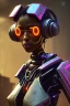 Placeholder: portrait,beautiful african robot, post-apocalyptic in a cyberpunk city, realistic, intriacte detail, sci-fi fantasy style, volumetric lighting, particales,highly detailed,cinamatic, deep colours,8k