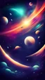 Placeholder: space stylized background